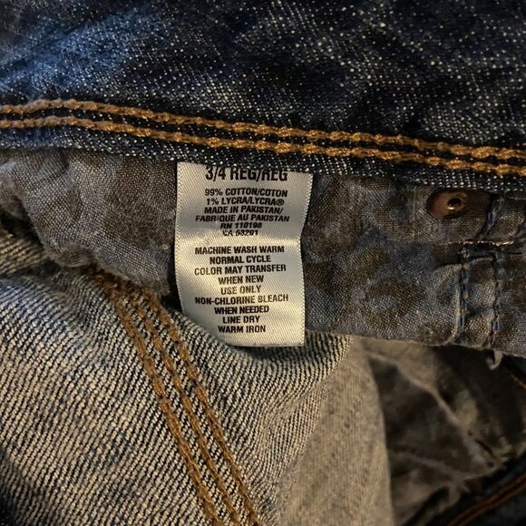 Aeropostale Ultra Skinny Kieley Zip Ankles Jeans Y2K Retro Dark Wash Size 3/4 - Picture 4 of 12